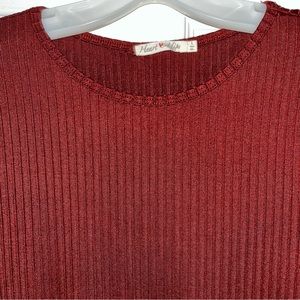 Maternity Dress - Size L - Brown Longsleeve